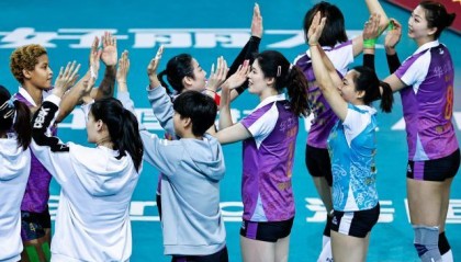 开云娱乐-发扣拦防全面压制 天津女排轻取江苏加冕第十四冠